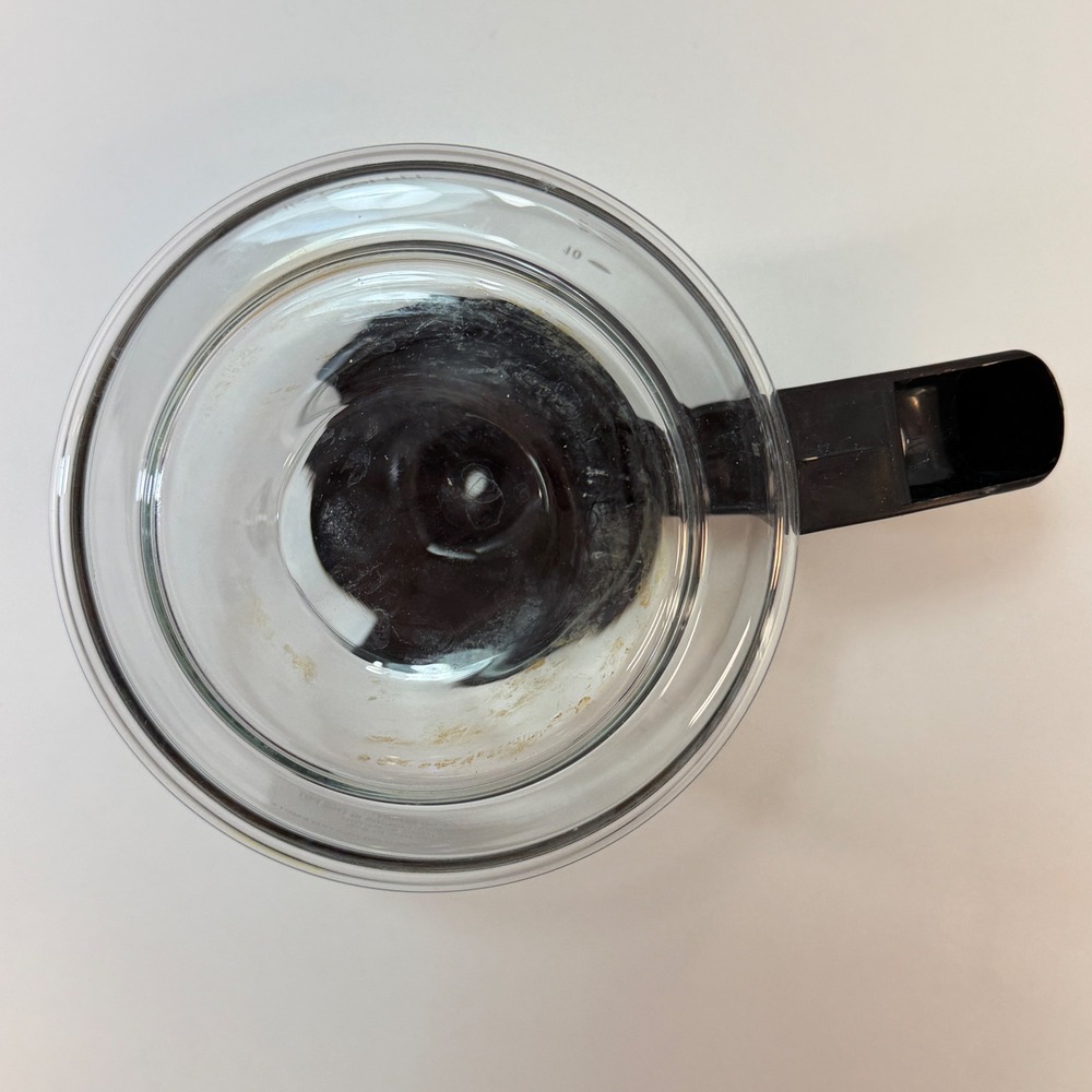 Mr Coffee Replacement Carafe 12 Cup Clear Black Glass Coffee Pot PL12 OEM Part - Picture 7 of 9